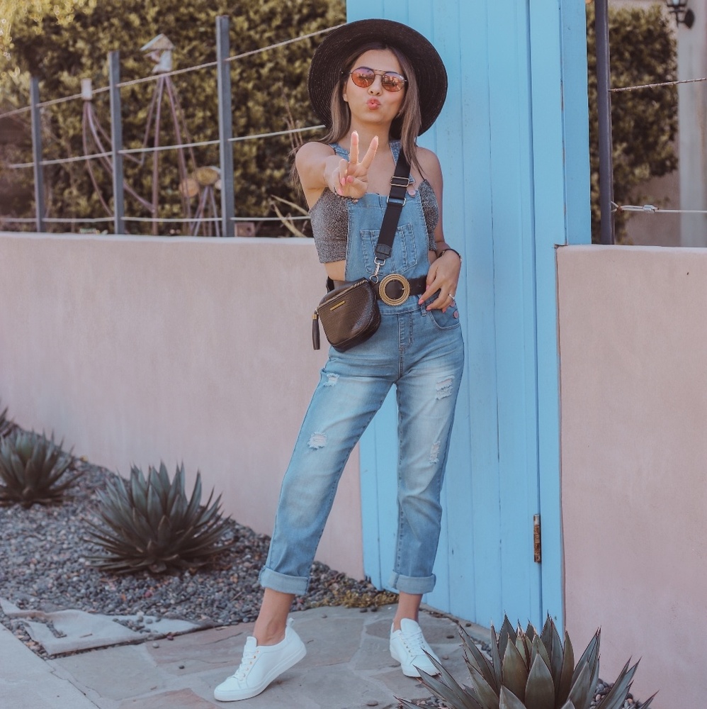 YMI denim overalls